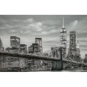 Canvastaulu NY Brooklyn bridge