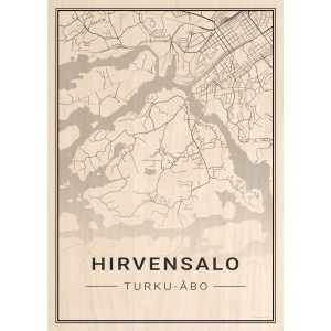 Kaupunkijuliste - Turku - Hirvensalo - alkaen