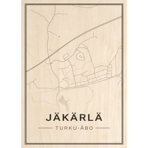 Kaupunkijuliste - Turku - Jäkärlä - alkaen