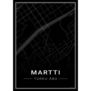 Kaupunkijuliste - Turku - Martti - Alkaen