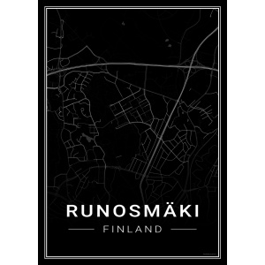 Kaupunkijuliste - Turku - Runosmäki - alkaen