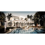 Afternoon in palm beach  - Lasinen Sisustustaulu