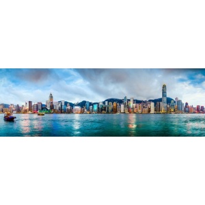 Hongkong - Lasinen Sisustustaulu